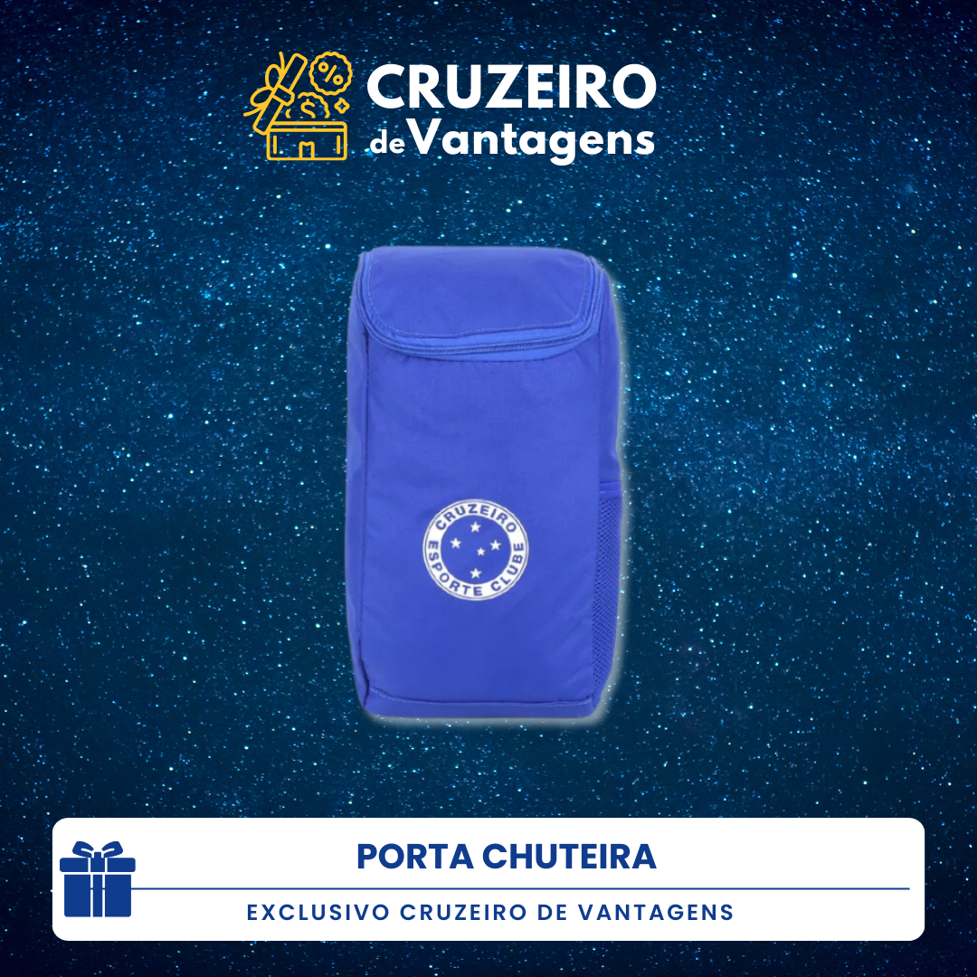 Porta chuteira oficial Cruzeiro